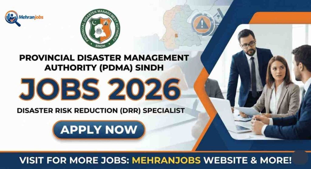 PDMA Sindh Jobs 2026
