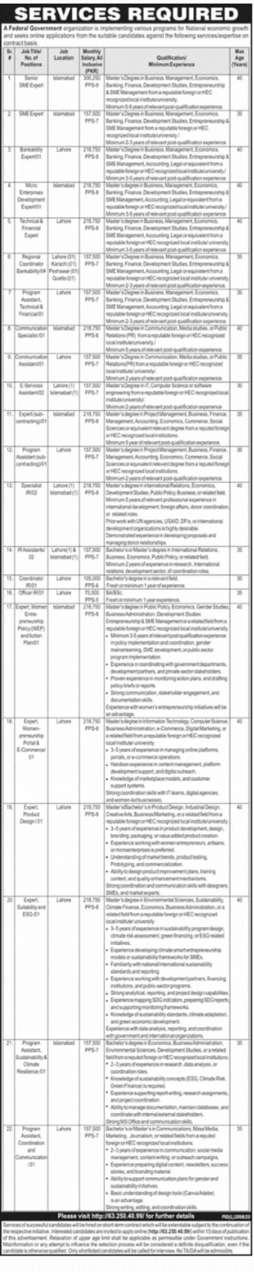 Federal Government Consulting Organization Jobs