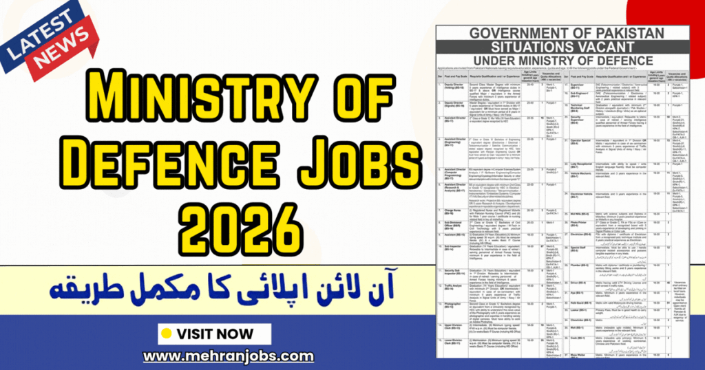 Ministry of Defence Jobs 2026