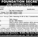 ASF Foundation Jobs 2026 – Karachi