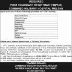 CMH Multan FCPS-II Postgraduate Training 2026 for Registrars