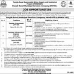 Career Opportunities at Punjab Rural Municipal Services Company (PRMSC)