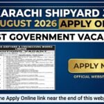 Karachi Shipyard and Engineering Works Jobs August 2026
