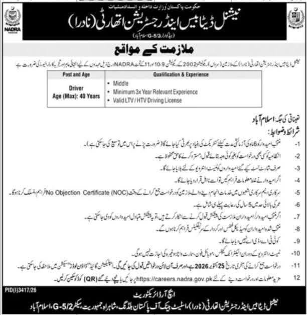 Today Latest Jobs Advertisement 15-10-2026